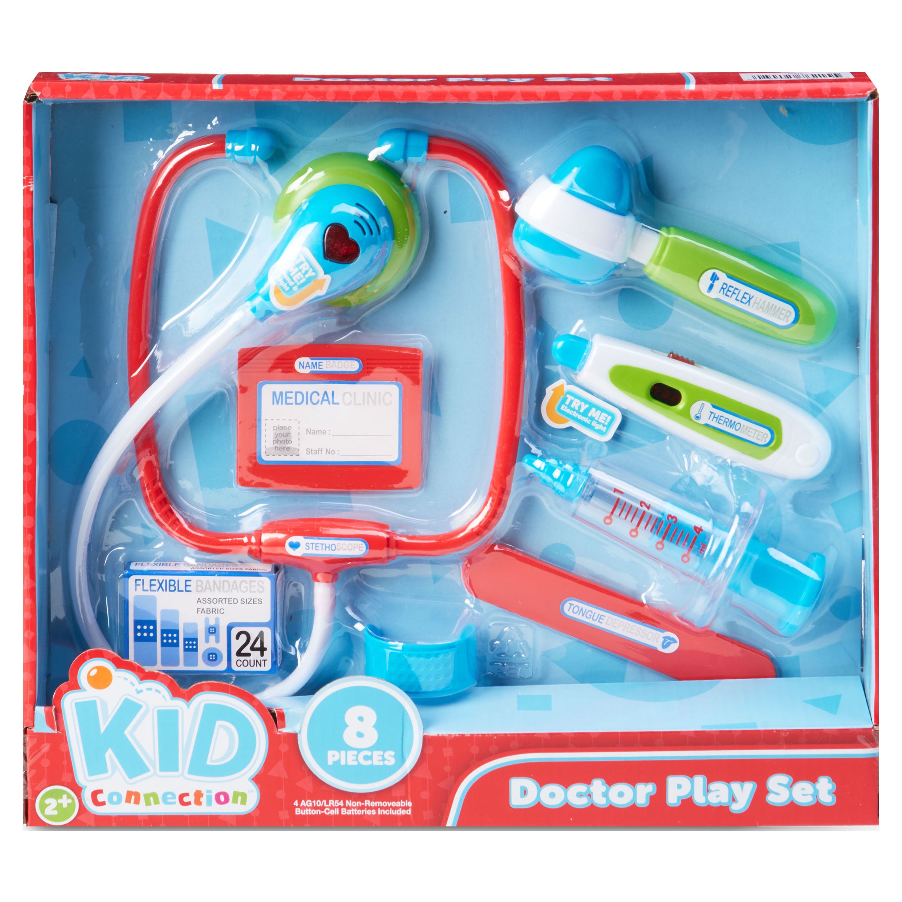 Kid Connection Doctor Play Set, 8 Pieces - image 1 of 4