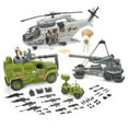 thumbnail image 1 of Kid Connection Giant Helicopter and Military Vehicles Toy Play Set, 57 Pieces, 1 of 5