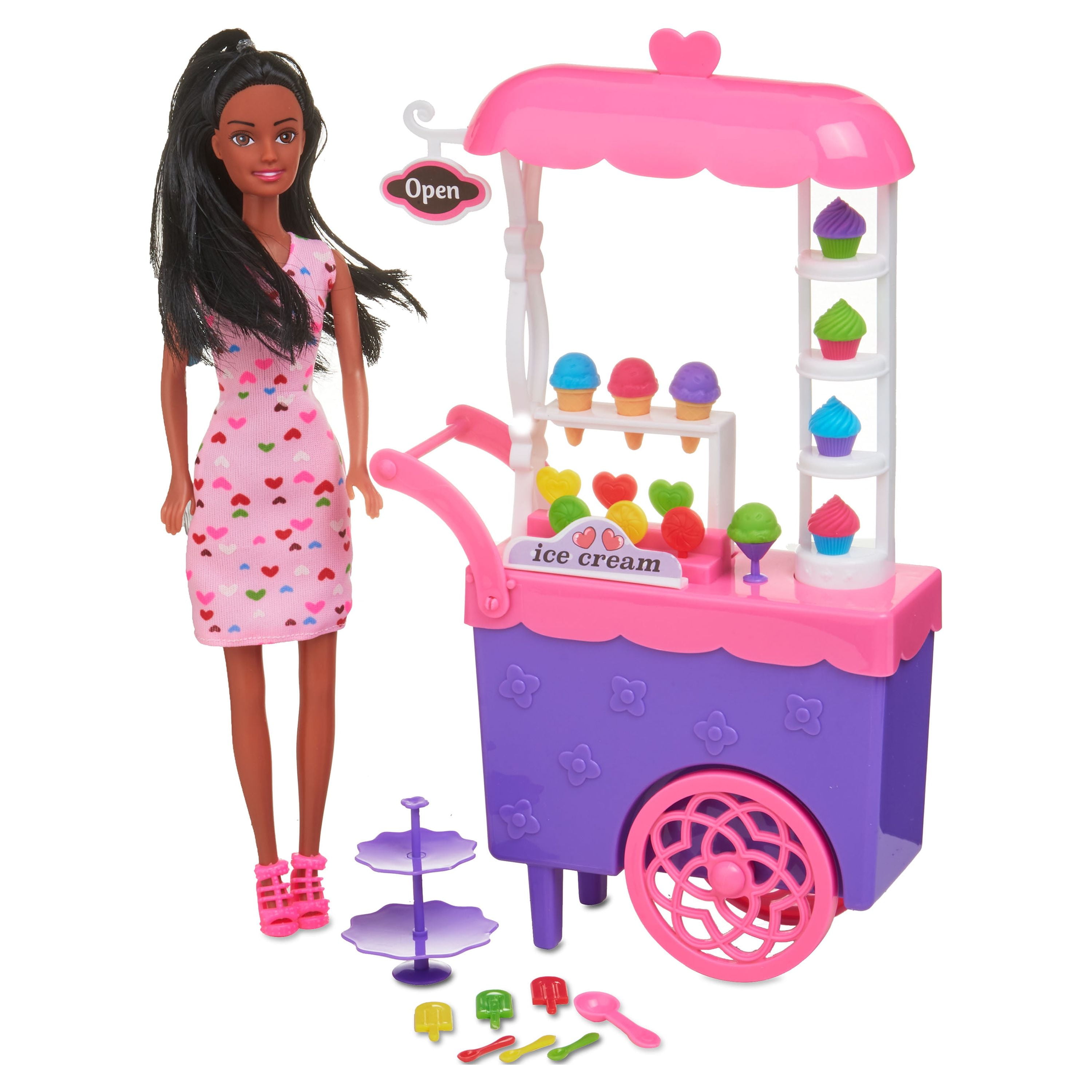 Barbie ice cream sale stand