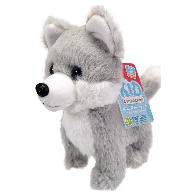 Kid Connection Miniature Electronic Walking Pet Husky Walmart
