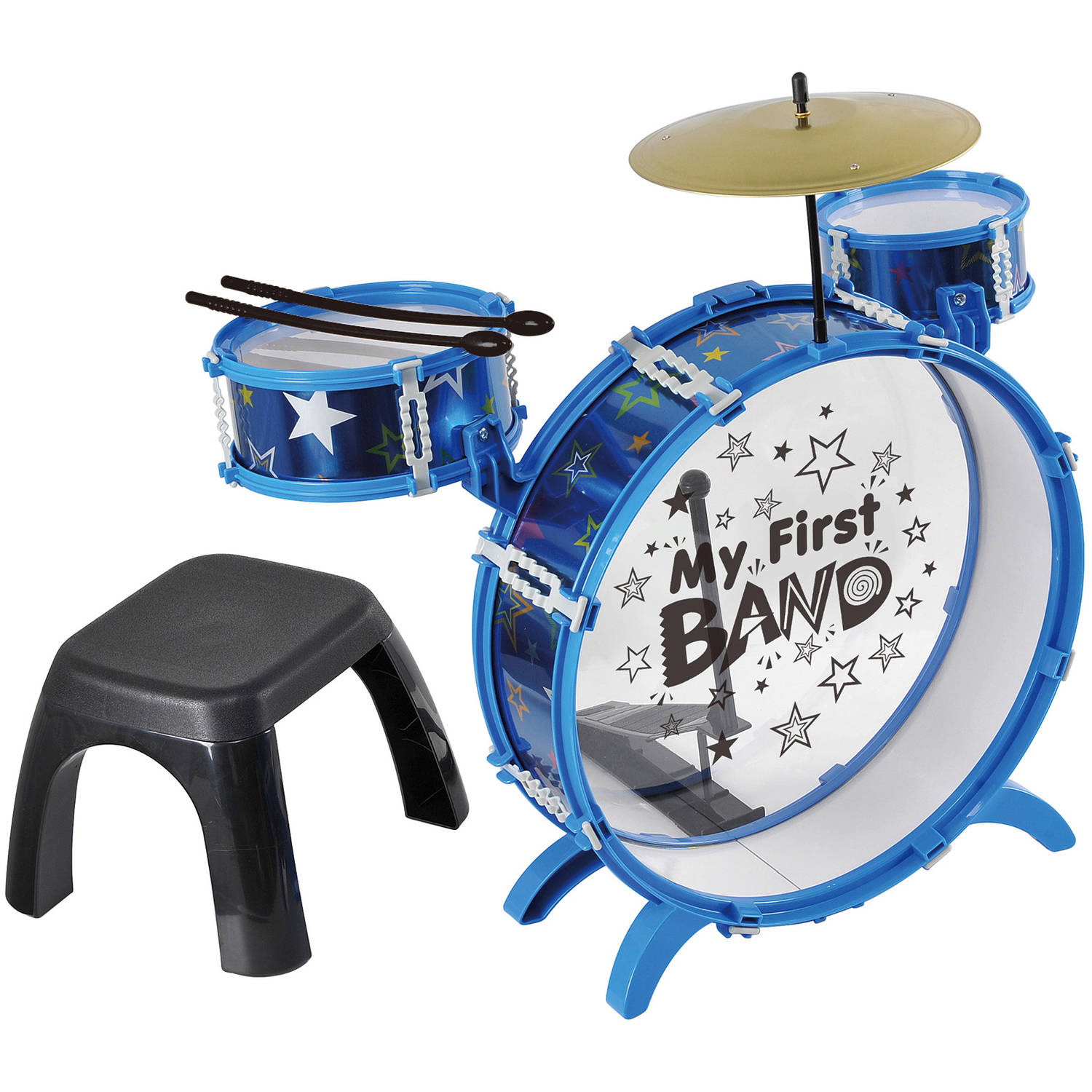 Kid Connection My First Metal Drum Set, Blue - image 1 of 2