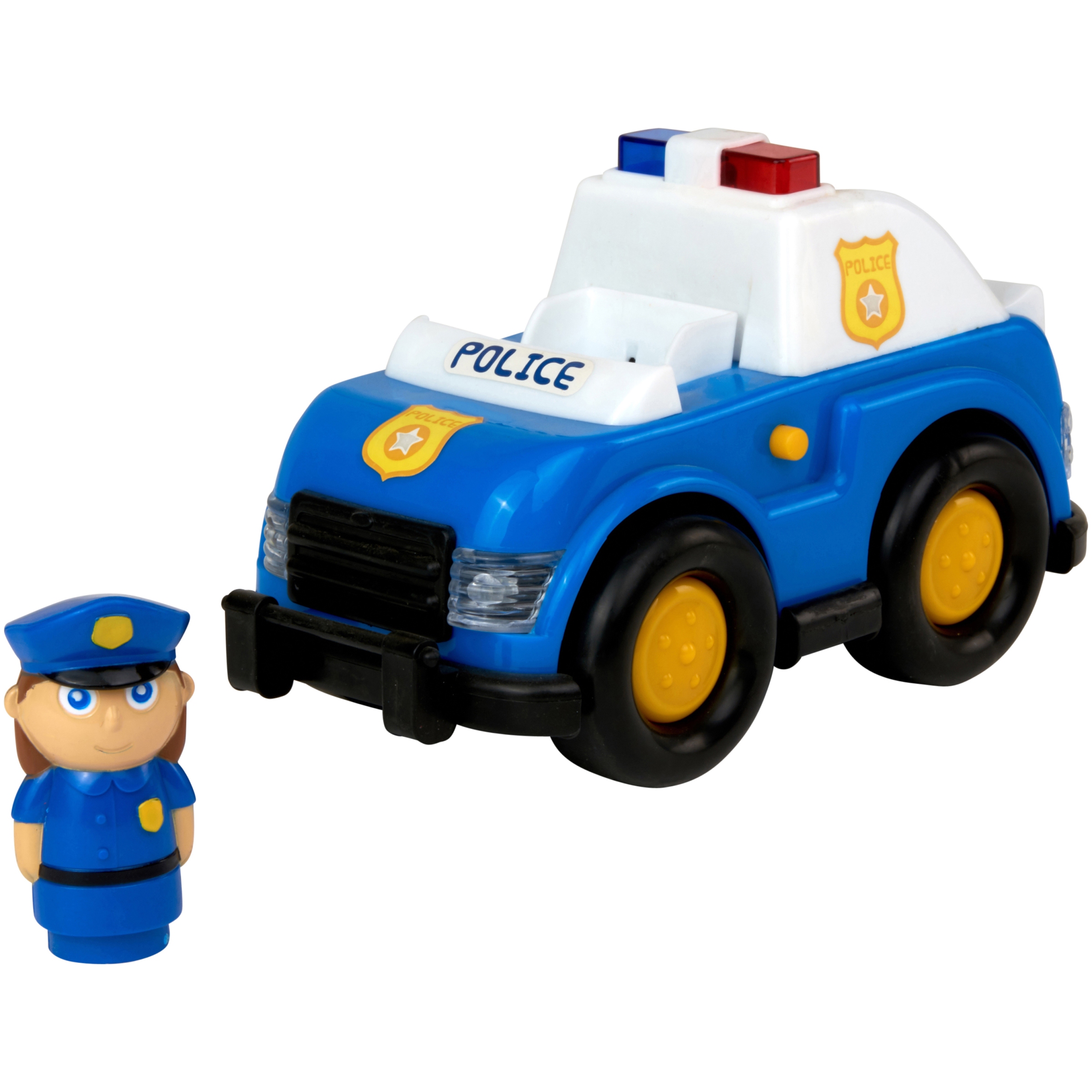 Kid Connection My First Vehicle Toy Car with Action Figure Police Vehicle Playset (2 Pieces) - image 1 of 4