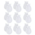 thumbnail image 1 of Kid Cotton Gloves No Scratch Mittens for 06 Months Boys Girls 9 Pairs White, 1 of 6