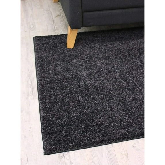 Koeckritz Rugs Kid Crossing Soft Area Rug, 5'x10', Black, for Living Room, Bedroom
