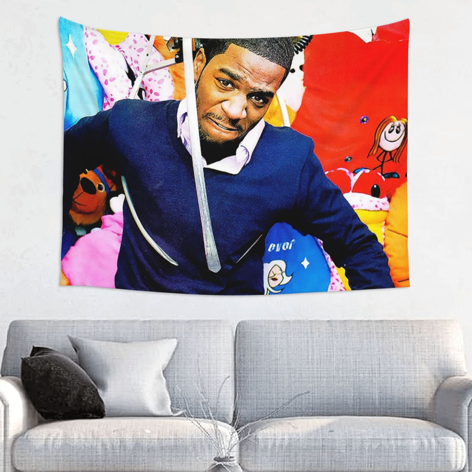 Kid Cudi Tapestry Tapestries living room bedroom wall cloth photograph background wall bedside art 29 X 37 inch