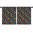 thumbnail image 1 of Kid Curtains,Cute Dinosaur Cartoon Pattern Kid Insulated Curtains Set Of 2,Bedroom Essentials,Toddler Room Decor 52"x63", 1 of 5