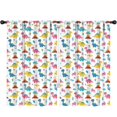 thumbnail image 1 of Kid Curtains,Cute Dinosaur Cartoon Pattern Kid Insulated Curtains Set Of 2,Bedroom Essentials,Toddler Room Decor 52"x84", 1 of 5
