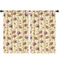 thumbnail image 1 of Kid Curtains,Football Helmet Beige Pattern Kid Insulated Curtains Set Of 2,Bedroom Essentials,Toddler Room Decor 52"x84", 1 of 5