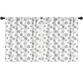 thumbnail image 1 of Kid Curtains,Soccer and Cleat White Pattern Kid Insulated Curtains Set Of 2,Bedroom Essentials,Toddler Room Decor 52"x63", 1 of 5
