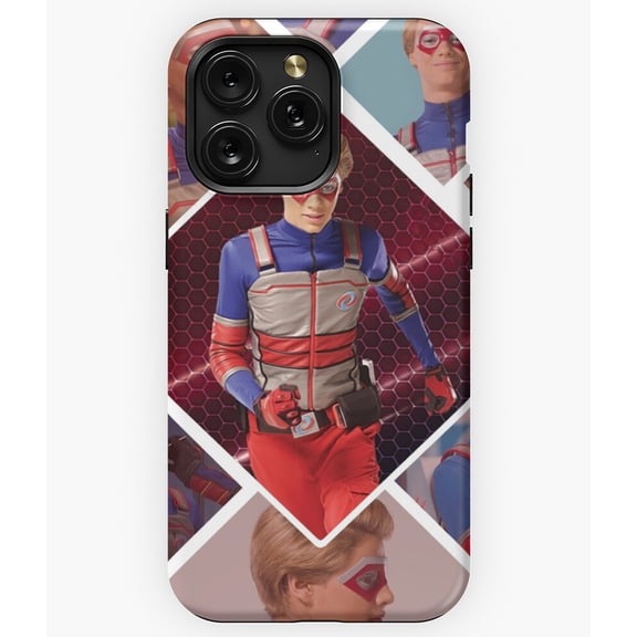 Kid Danger Pattern Henry Danger Superhero Logo A7675 Phone Case for iPhone 11 to 17 Pro Max