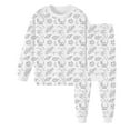 thumbnail image 1 of Kid Diy Hand Painted Homewear Set Coloring Pajamas for Kids Cute Funny Cartoon Print Cotton Long Sleeve Top with Pajamas Pants Toddler Christmas Pajamas for Boys 5-6 Years, 1 of 4