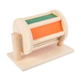 thumbnail image 1 of Kid Educational Toy Children Montessori Object Permanence Box Hammer Box Macaron Wooden Toys Coin Ball Textile Drum Drawer Box, 1 of 9