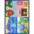 thumbnail image 1 of Kid Essentials Animals All Around Infants & Toddlers Rectangle Rugs  Multi Color - 3 ft. 10 in. x 5 ft. 4 in., 1 of 1