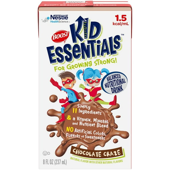 Kid Essentials Balanced Nutritional Drink, Chocolate Craze 8 Fl Oz (Pack of 27)