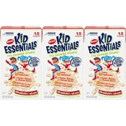 Kid Essentials Balanced Nutritional Drink, Strawberry Splash 8 Fl Oz Pack of 3