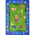 thumbnail image 1 of Joy Carpets Kid Essentials Teddy Bear Playground 10'9" x 13'2" Area Rug in Color Multi, 1 of 2