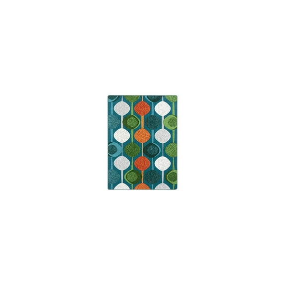 Kid Essentials Indoor Decorative String Along Rug - 5'4" x 7'8" - Rectangle - Multi