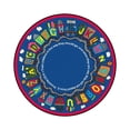 thumbnail image 1 of Bible Train 7'7" Round Area Rug In Color Multi, 1 of 1