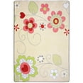 thumbnail image 1 of Kid Essentials Pretty Posies Infants & Toddlers Rectangle Rugs  Multi Color - 5 ft. 4 in. x 7 ft. 8 in., 1 of 1