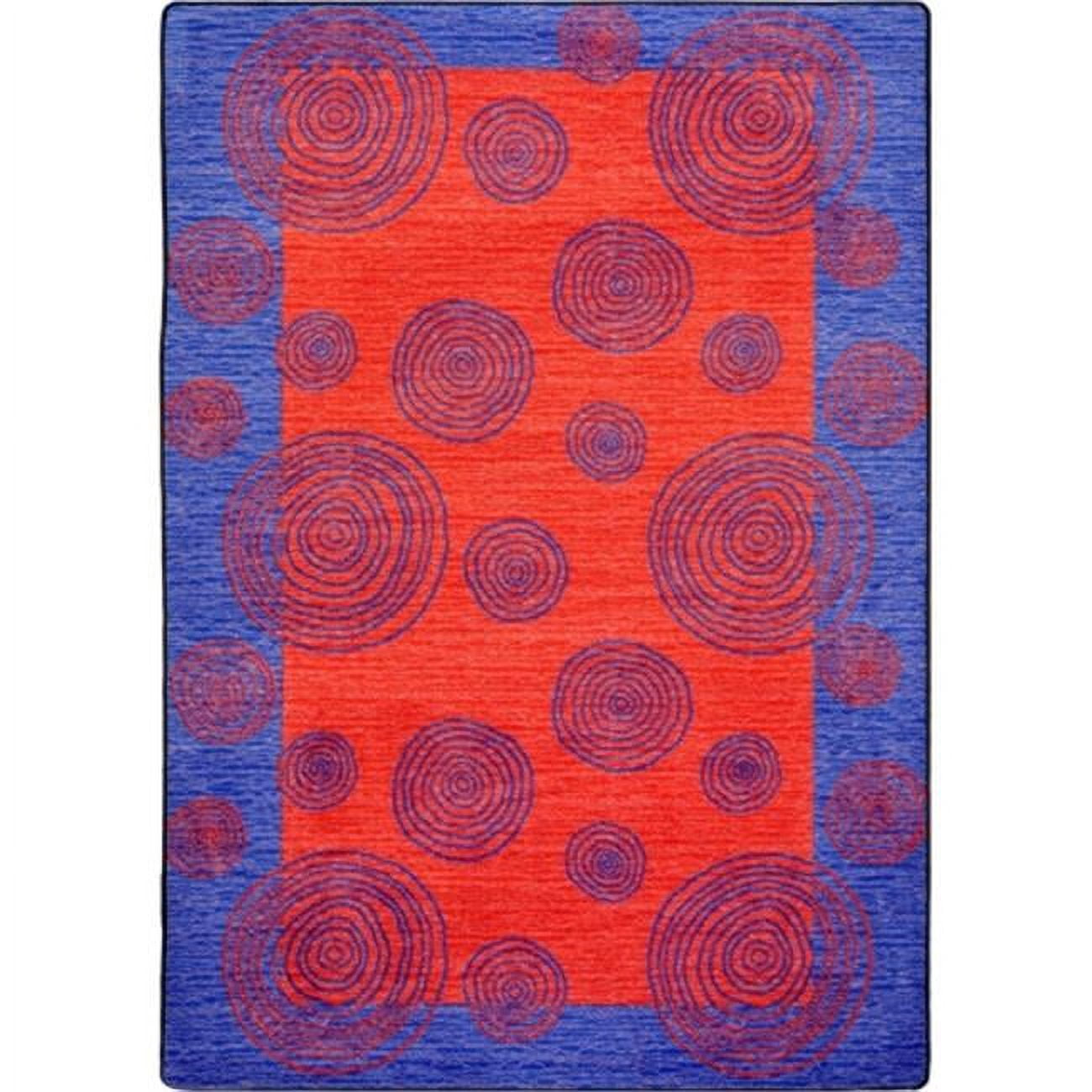 Rectangle Rug Kids Kid Essentials Whimzi Rectangle Teen Area Rugs 02 Red - 7 ft. 8 in. x ...