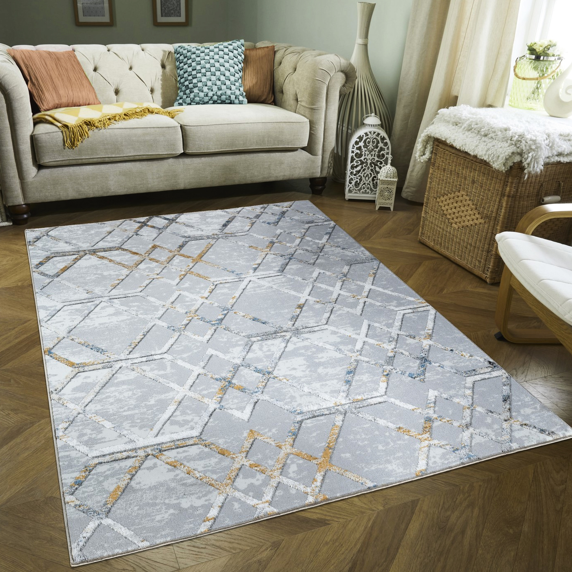 Famval Rug Kid - Friendly Area Rug for Family Rooms - Ensure Kids' Safety ...