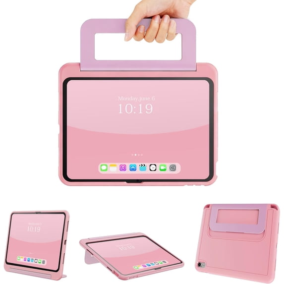 Kid-Friendly Case with Handle,Shockproof Soft Cover for iPad 10th/11th Gen