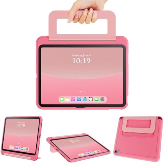 Kid-Friendly Case with Handle,Shockproof Soft Cover for iPad 10th/11th Gen