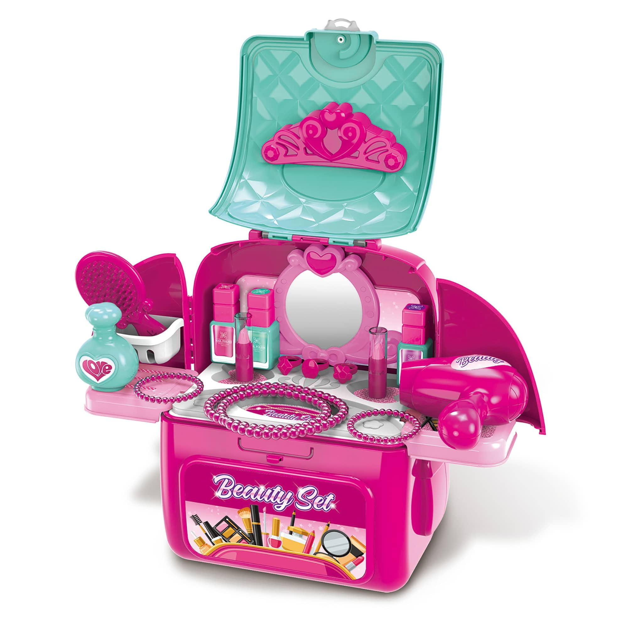 Kid Galaxy On the Go Backpack & Pretend Play Vanity