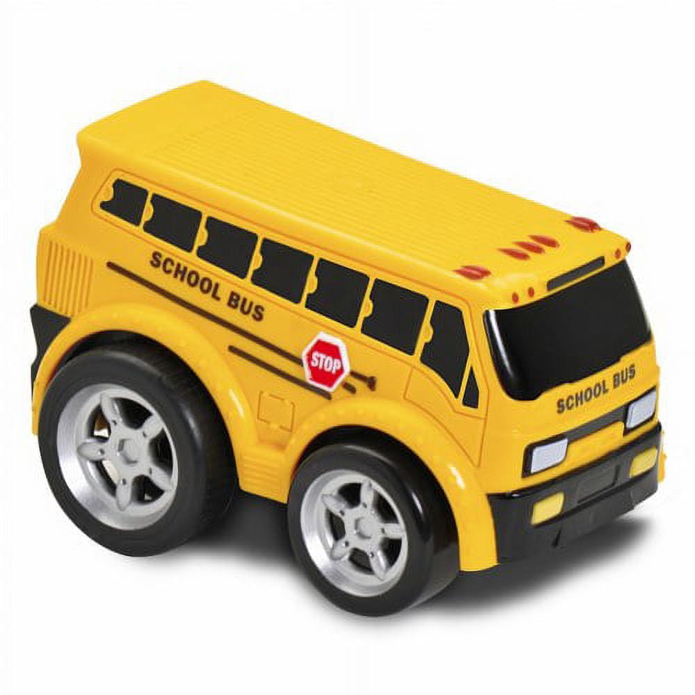 Soft School Bus Pull Back Vehicle Toy by Kid Galaxy 10903