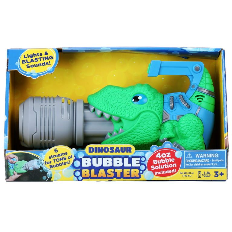 Dinosaur Bubble Blower Bubble Gun Fan 2 In 1 Electric Children's
