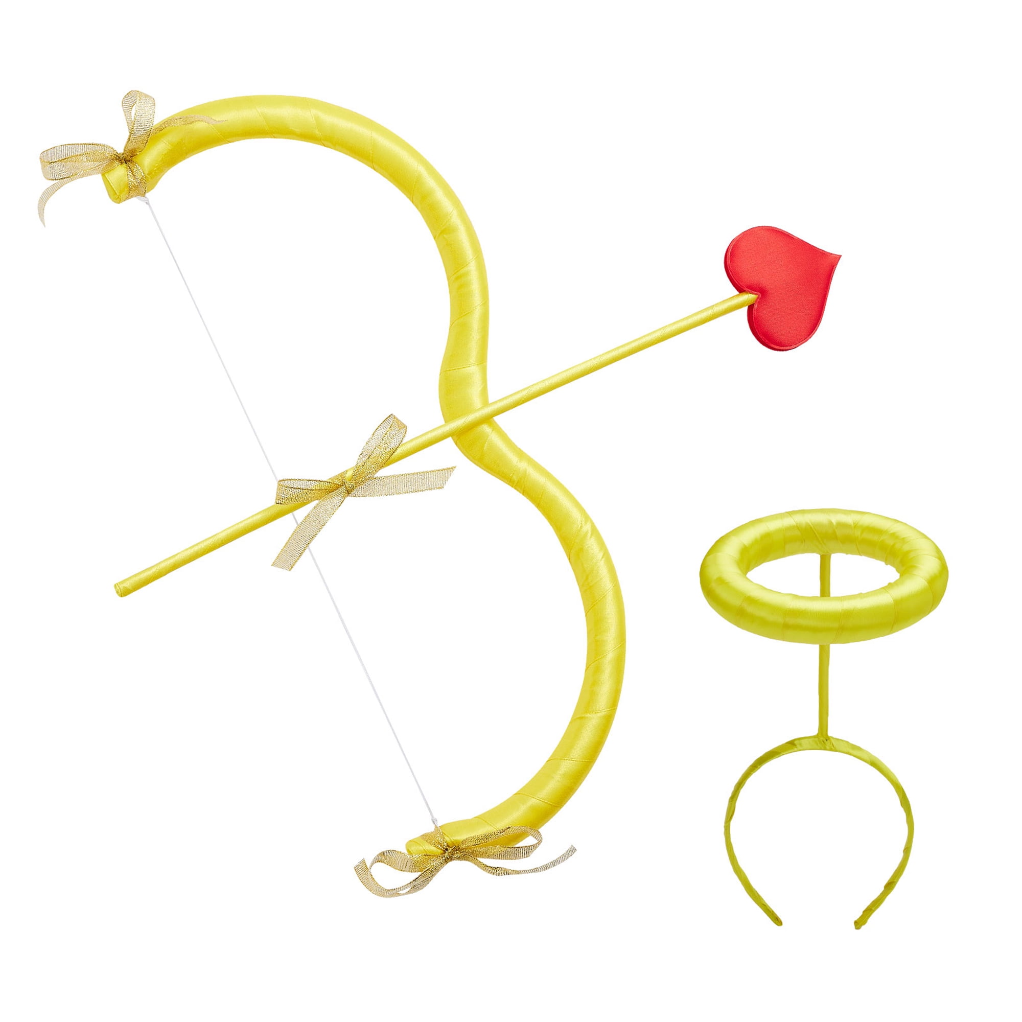 Kid Girl Party Costume Props Goddess Bow and Arrow Angel Halo Headband