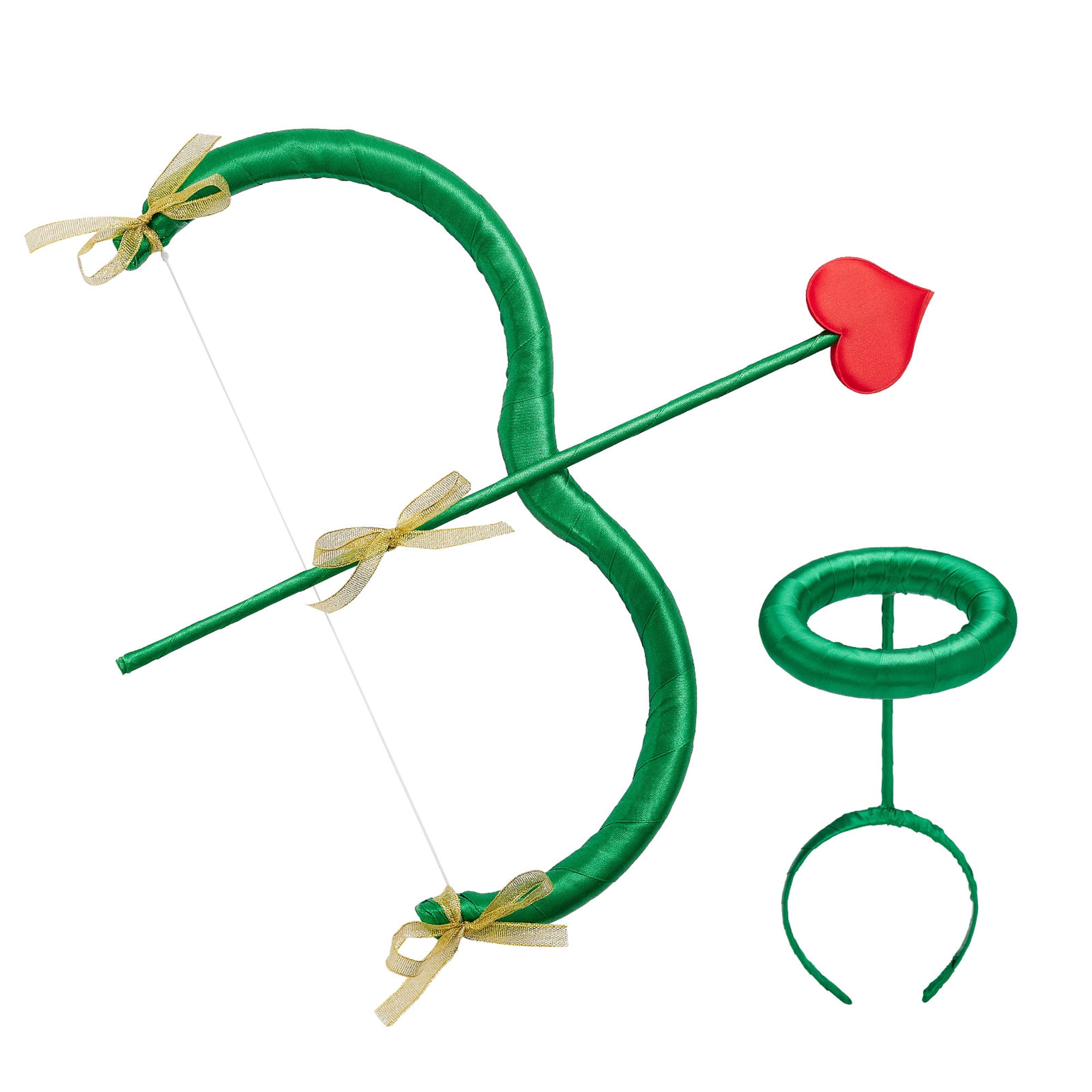 Kid Girl Party Costume Props Goddess Bow and Arrow Angel Halo Headband