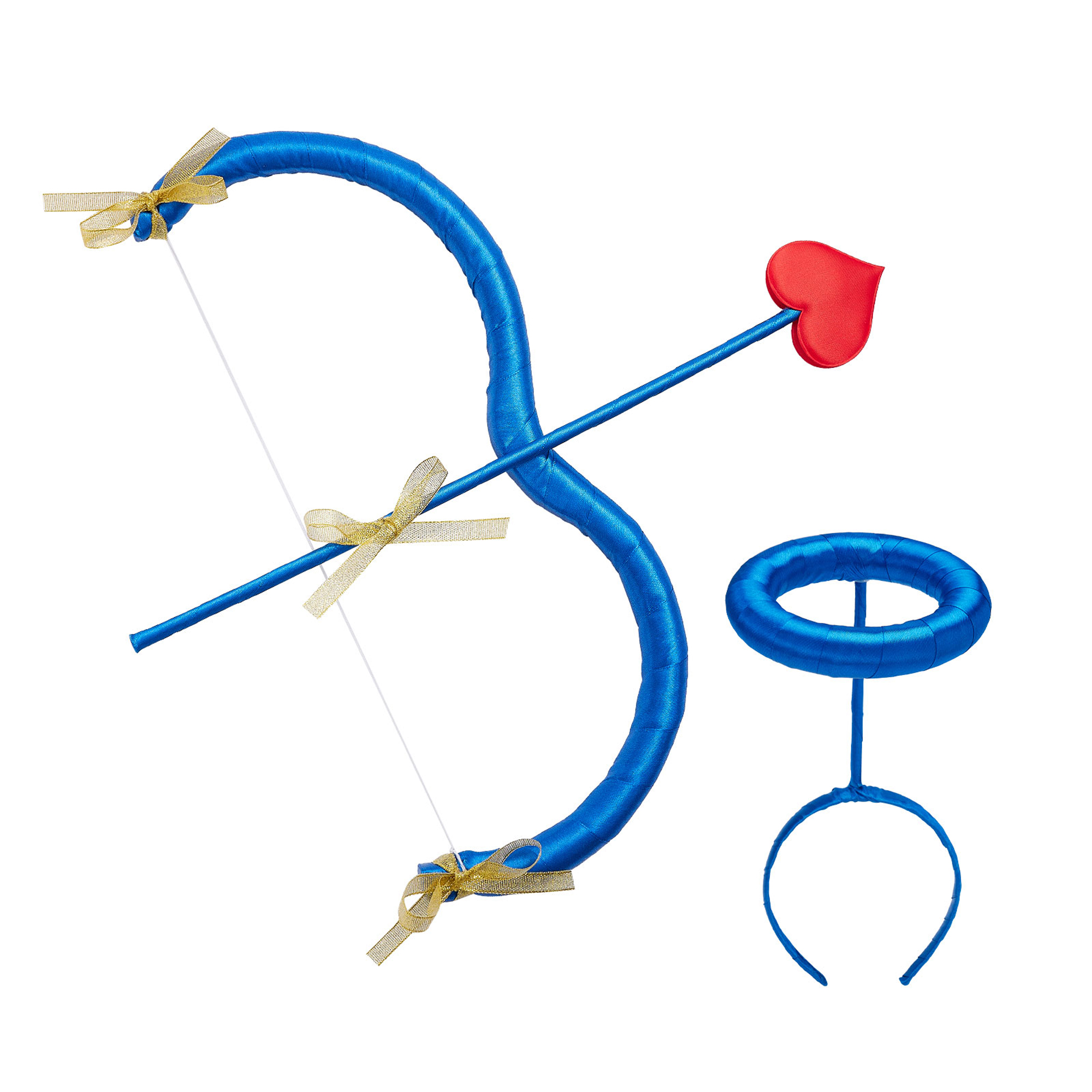 Kid Girl Party Costume Props Goddess Bow and Arrow Angel Halo Headband