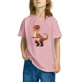 thumbnail image 1 of Kid Girl's Tops T Shirt for Kids Toddler Girl Birthday Shirt Cute Girl Shirt Striped Kids Shirt, 1 of 5