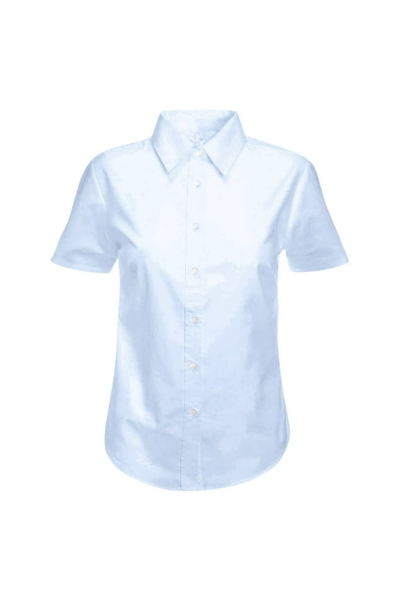 Kid Girls Button Down Shirts Girls Blue Button Down Shirt Graduation Shirts School Uniforms for Boys 12 Years
