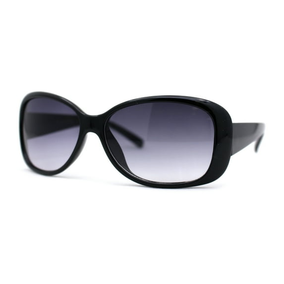 Kid Girls Classic 90s Designer Leopard Print Rounded Rectangle Sunglasses Black Smoke