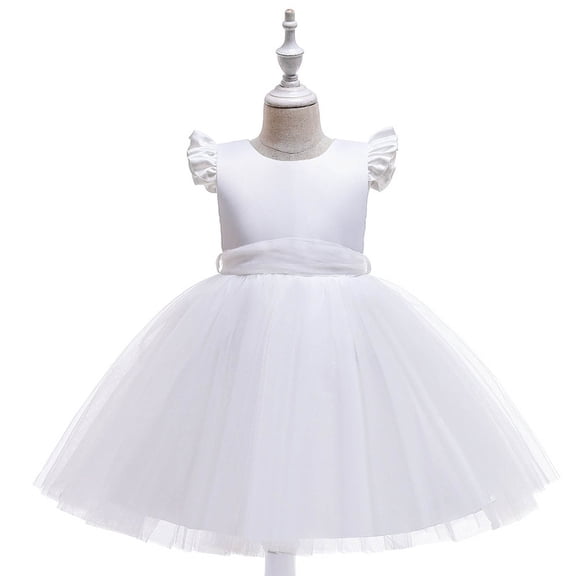 Kid Girls Dresses Formal Dresses For Girls White Dresses For Girls Princess Dress Toddler Girls Children'S Day Outfit 7-8 Years