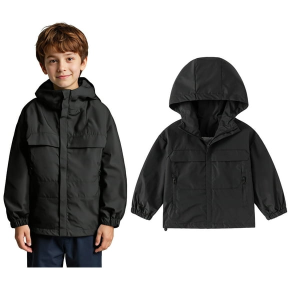 Kid Girls Jacket Wind Breaker Zip Up Jacket Toddler Light Jacket Fall Coat School Clothes for Girls 8-9 Years