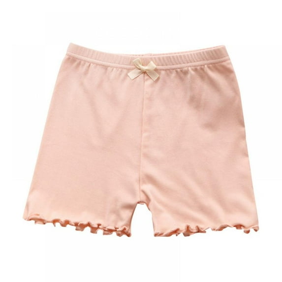Kid Girls Summer Thin Solid Under Skirt Shorts
