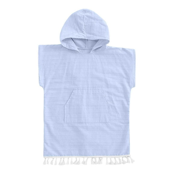 Kid Girls Swim Cover Up Kid Hooded Zip-Up Terry Swimsuit Coverup Towel Bathing Suit Kid Hooded Kids Swimsuits For Girls 4T