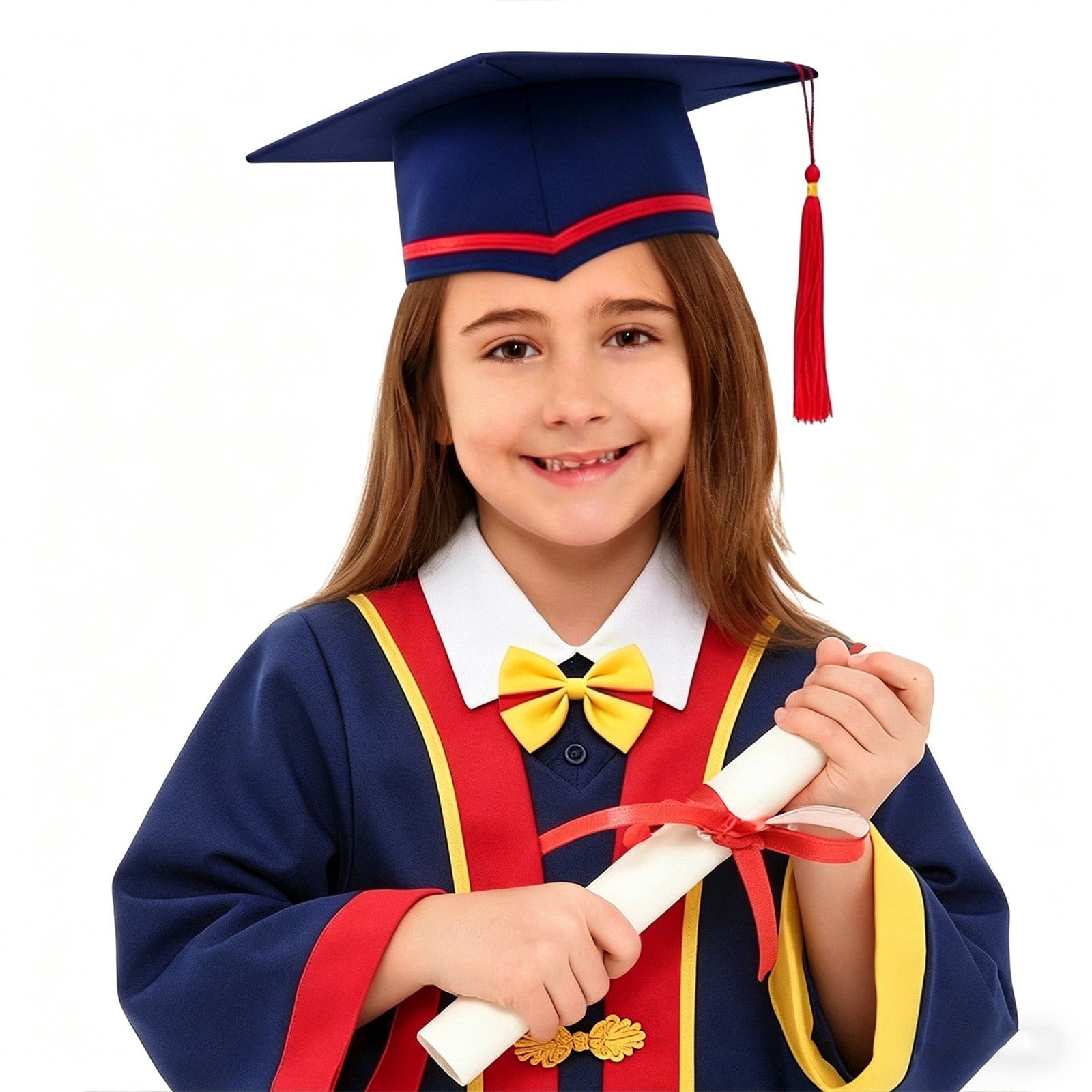 Kid Graduation Cap and Gown 2026 Set with Tassel Certificate for ...