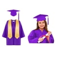 thumbnail image 1 of Kid Graduation Cap and Gown Set with Tassel Boys Graduation Outfit Graduation Dress 8-9 Years, 1 of 8