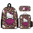 thumbnail image 2 of Hello Kitty Unicorn School Backpack & Lunch Box SET – Sanrio Rainbow Star, Pink, Girls 2 of 4