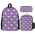 thumbnail image 1 of Hello Kitty 3 Piece Backpack Set With Lunch Box And Pencilcase Casual Bookbag, 1 of 6