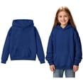 thumbnail image 1 of Kid Hoddies Kids Navy Hooded Casual Long Sleeve Classic Hoodie Fall Clothes 4-5 Years Boy Clothes, 1 of 4