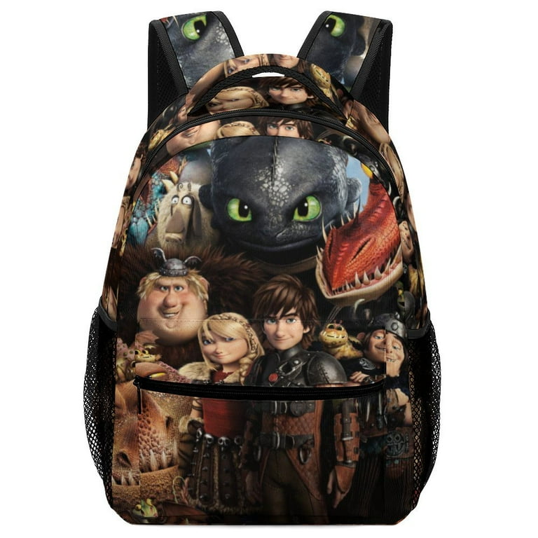 Kid How to Train Your Dragon School Backpack Bookbag Daypack School Bag for Teens Boys Girls Walmart