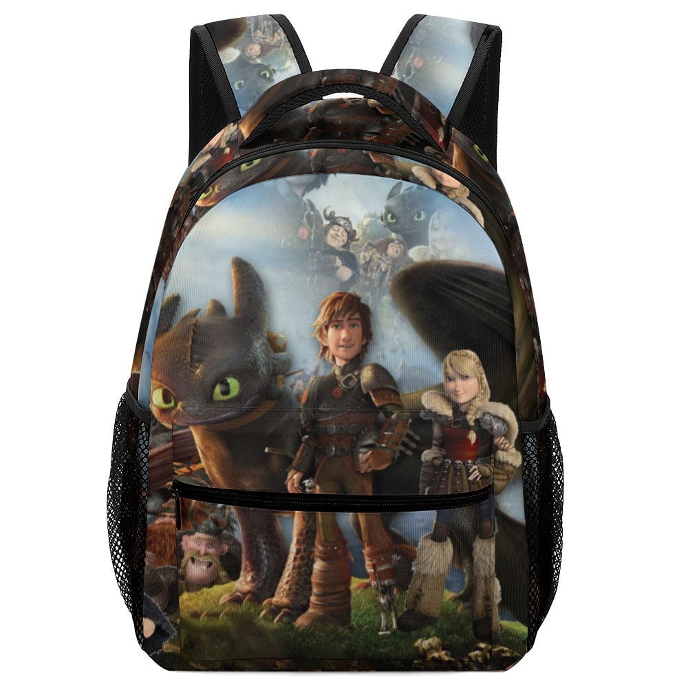 Kid How to Train Your Dragon School Backpack Bookbag Daypack School Bag