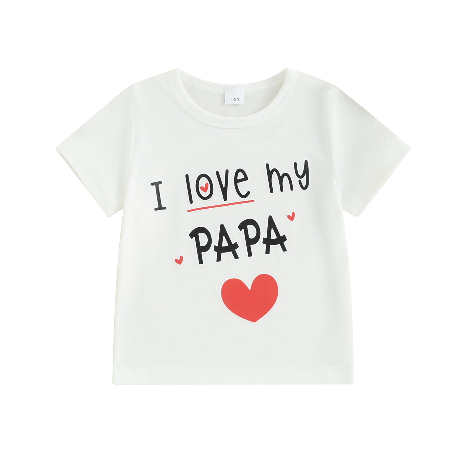 Kids "I Love My Papa" T-Shirt - Youth Casual Tee For Father's Day Or Birthday - View #8