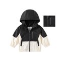 thumbnail image 1 of Kid Jackets Kids Windbreaker Jacket Hoodie Zip Up Girls Lightweight Jacket Fall Outfits Size 3-4 Years Girls Clothes, 1 of 6