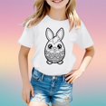 thumbnail image 1 of Kid Kid Diy Hand Painted Easter Shirt Boys Short Sleeve T Shirts Summer Tops Crewneck Tees Boys Tops Size 8-10 Years, 1 of 4